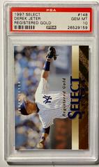 Derek Jeter [Registered Gold] #148 Baseball Cards 1997 Select Prices