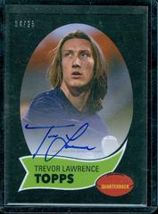 Trevor Lawrence [Autograph Black] #11A Football Cards 2021 Topps X Trevor Lawrence Prices