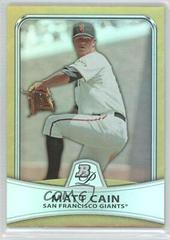 Matt Cain #93 Baseball Cards 2010 Bowman Platinum Prices