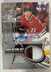 Alex Vlasic [Patch Autograph] Hockey Cards 2022 Upper Deck Trilogy Rookie Renditions Prices