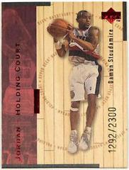 Damon Stoudamire, Michael Jordan [Silver] #J22 Basketball Cards 1998 Upper Deck Hardcourt Jordan Holding Court Prices