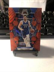 Luka Doncic [Red Wave] #1 Basketball Cards 2022 Panini Mosaic Prices