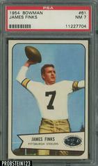 James Finks #61 Football Cards 1954 Bowman Prices