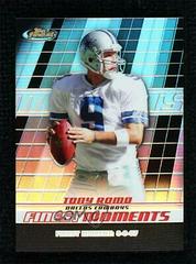 Tony Romo [Black Refractor] #FM-TR Football Cards 2008 Topps Finest Moments Prices
