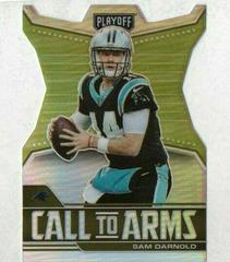 Sam Darnold [Die Cut] #CA-SDA Football Cards 2021 Panini Playoff Call to Arms Prices