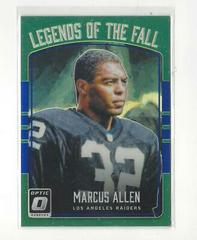 Marcus Allen [Blue] Football Cards 2016 Panini Donruss Optic Legends of the Fall Prices