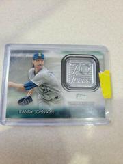 Randy Johnson Baseball Cards 2021 Topps 70th Anniversary Logo Patch Prices