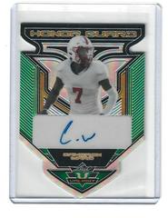 Cameron Ward [Green] #HG-CW2 Football Cards 2022 Leaf Valiant Autographs Honor Guard Prices