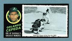 Orlando Cepeda Baseball Cards 1971 Topps Greatest Moments Prices