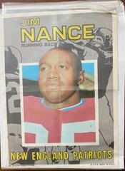 Jim Nance #15 Football Cards 1971 Topps Pin Ups Prices
