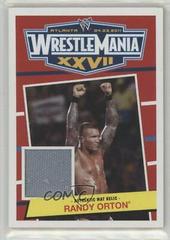 Randy Orton Wrestling Cards 2012 Topps Heritage WWE WrestleMania XXVII Mat Relics Prices
