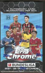 Hobby Box Soccer Cards 2021 Topps Chrome Bundesliga Prices