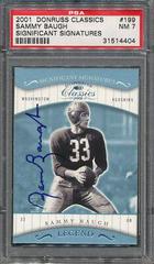 Sammy Baugh [Significant Signatures] #199 Football Cards 2001 Panini Donruss Classics Prices