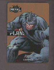 Rhino [Copper] #12 Marvel 2022 Metal Universe Spider-Man Planet Metal Prices