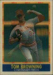 tom browning #91 Baseball Cards 1990 Sportflics Prices