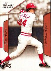 Tony Perez #69 Baseball Cards 2003 Flair Greats Prices