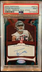 Tyler Allgeier [Teal Etch] #RS-TA Football Cards 2022 Panini Certified Rookie Signatures Prices
