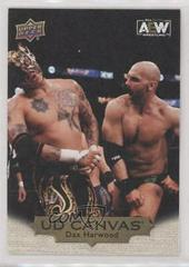 Dax Harwood [Gold] #C5 Wrestling Cards 2022 Upper Deck AEW UD Canvas Prices
