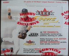 Hobby Box Baseball Cards 2001 Fleer Focus Prices
