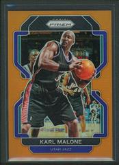 Karl Malone [Orange Prizm] Basketball Cards 2021 Panini Prizm Prices