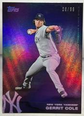 Gerrit Cole [Purple Glitter] Baseball Cards 2022 Topps X Steve Aoki Prices