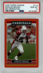 Anquan Boldin [Red Refractor] #114 Football Cards 2006 Topps Chrome Prices