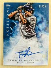Teoscar Hernandez [Autograph Blue] #124 Baseball Cards 2017 Topps Inception Prices