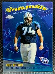 Bruce Matthews #RB4 Football Cards 2003 Topps Chrome Record Breakers Prices