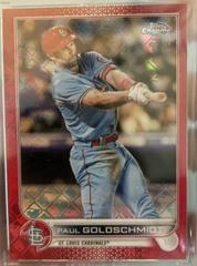 Paul Goldschmidt [Red] #68 Baseball Cards 2022 Topps Chrome Logofractor Prices