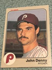 John Denny #158 Baseball Cards 1983 Fleer Prices