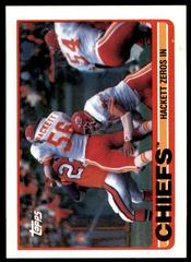 Chiefs Team [Hackett Zeros in] Football Cards 1989 Topps Prices
