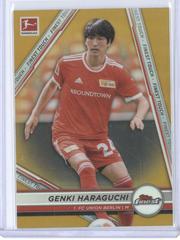 Genki Haraguchi [Gold] Soccer Cards 2021 Topps Finest Bundesliga Touch Prices