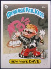 New Wave DAVE #30a Garbage Pail Kids 1985 Mini Prices