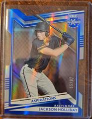 Jackson Holliday [Aspirations Blue] Baseball Cards 2022 Panini Elite Extra Edition Prices