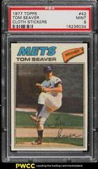 Tom Seaver Baseball Cards 1977 Topps Cloth Stickers Prices