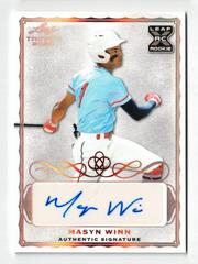 Masyn Winn [Platinum] #A-MW1 Baseball Cards 2020 Leaf Trinity Autographs Prices