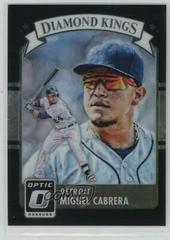 Miguel Cabrera [Black] Baseball Cards 2016 Panini Donruss Optic Prices