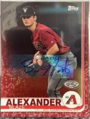 Blaze Alexander [Autograph Red] #162 Baseball Cards 2019 Topps Pro Debut Prices