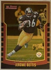Jerome Bettis [Gold] #111 Football Cards 2000 Bowman Prices