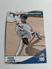 Jacob deGrom #SS-23 Baseball Cards 2022 Topps Significant Statistics Prices