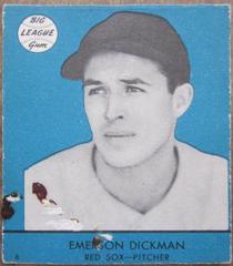 Emerson Dickman [Blue Background] #6 Baseball Cards 1941 Goudey Prices