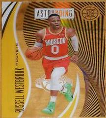 Russell Westbrook [Gold] #18 Basketball Cards 2019 Panini Illusions Astounding Prices
