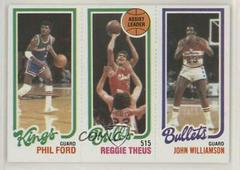 Ford, Theus, Williamson Basketball Cards 1980 Topps Prices