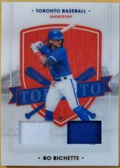 Bo Bichette [Dual Swatch] #2 Baseball Cards 2021 Panini Chronicles America's Pastime Prices