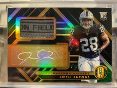 Josh Jacobs [Rookie Jersey Autograph Prime] #208 Football Cards 2019 Panini Gold Standard Prices
