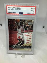 Michael Jordan #140 Basketball Cards 1999 Upper Deck Prices
