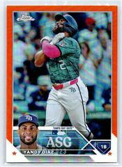 Yandy Diaz [Orange] Baseball Cards 2023 Topps Chrome Update All Star Game Prices