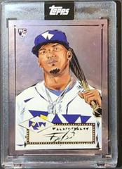 Wander Franco [Silver Gum Back] #A-11 Baseball Cards 2022 Topps X Naturel 1952 Encased Art Prices