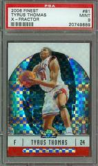 Tyrus Thomas [X Fractor] #81 Basketball Cards 2006 Finest Prices