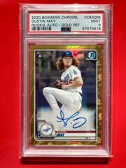 Dustin May [Gold Refractor] #CRA-DM Baseball Cards 2020 Bowman Chrome Rookie Autographs Prices